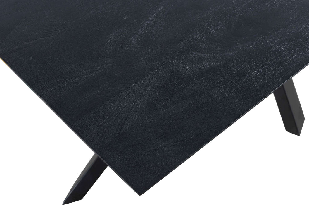 Alore Eettafel Zwart Rechthoek