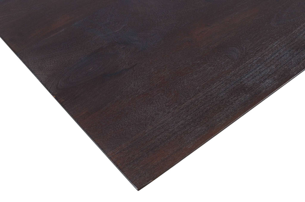 Alore bruin zwarte eettafel rechthoek