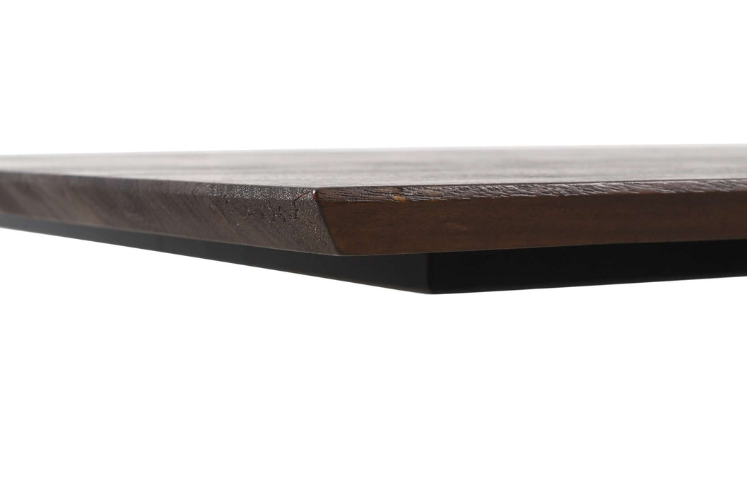 Alore bruin goud eettafel rechthoek