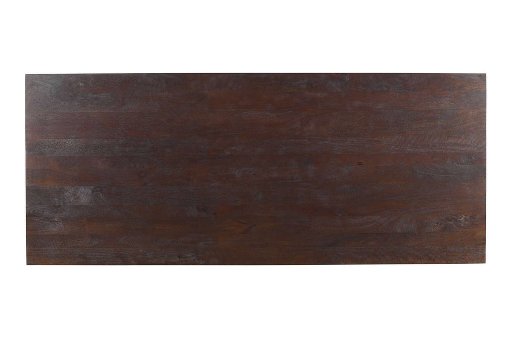 Alore bruin goud eettafel rechthoek