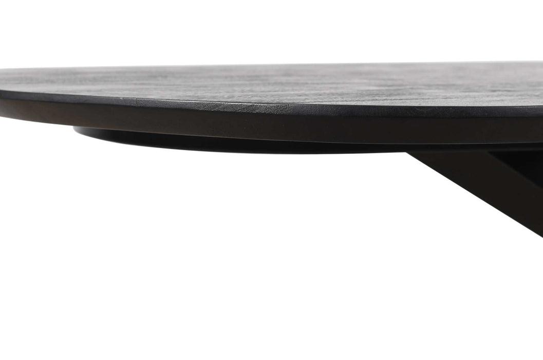 Alore zwarte eettafel ovaal 280 cm