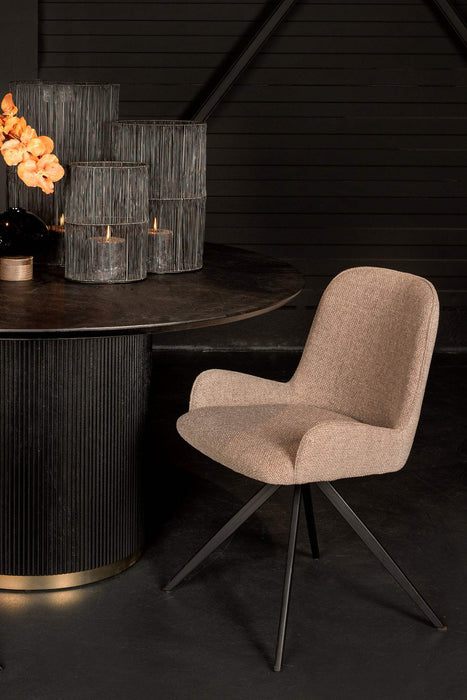 Leander Beige eetkamerstoel