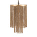 Brenton Gold ijzeren kettingen ronde hanglamp L