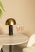 Plaza zwart/wit bistrotafel rond