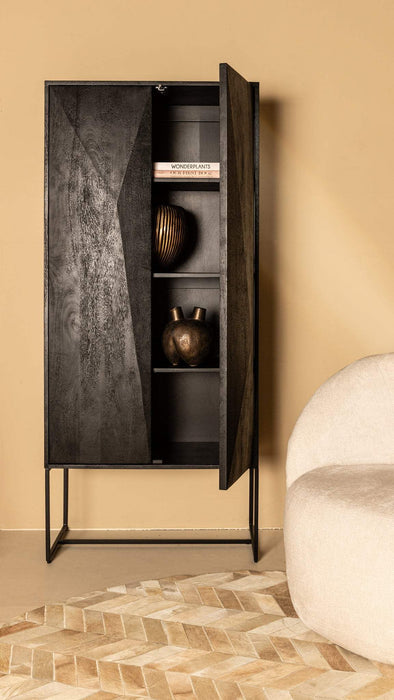 Onyx kast zwart 2 drs