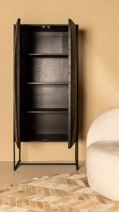 Onyx kast zwart 2 drs