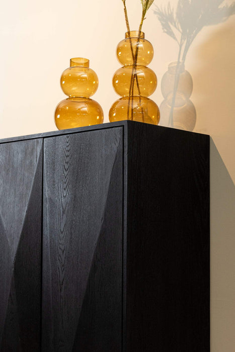 Onyx kast zwart 2 drs
