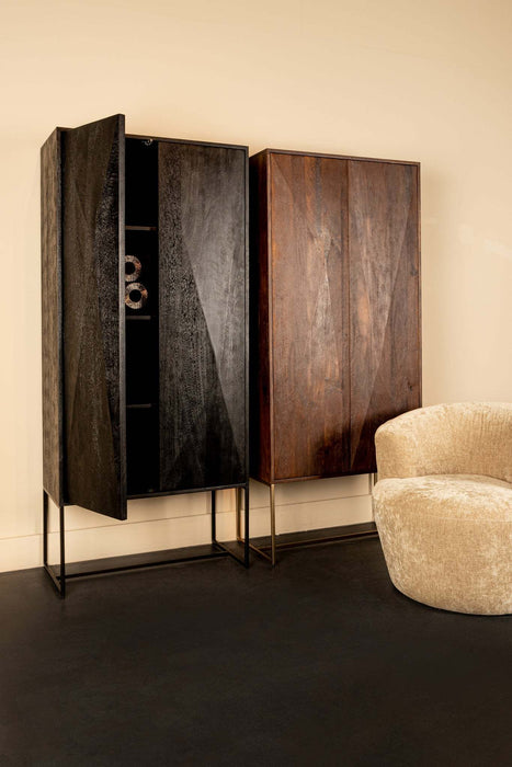 Onyx kast zwart 2 drs