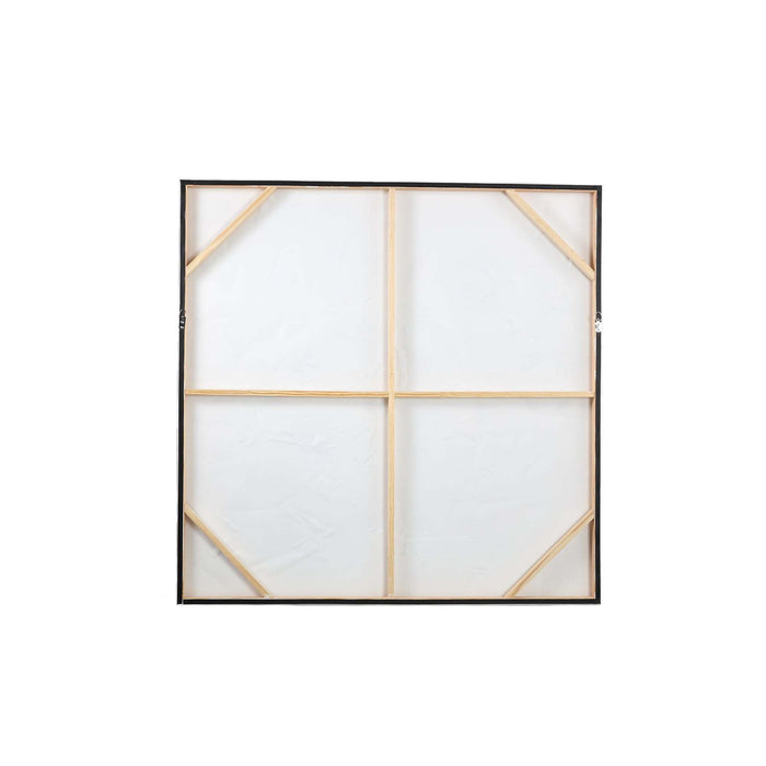 Olympia Bruin canvas wandpaneel organic