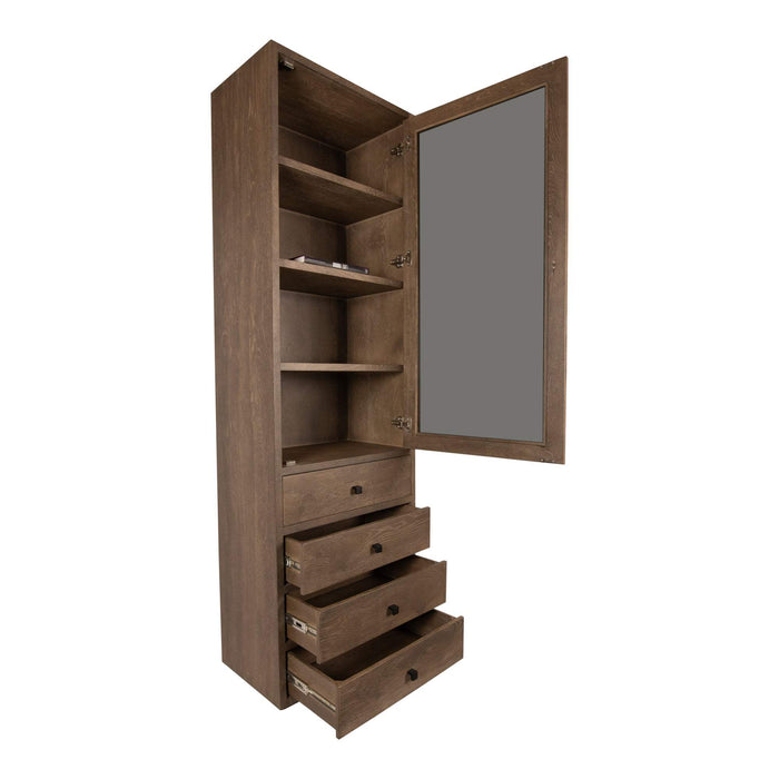 Eiken Kast Armarium 1 deur 4 laden Glay