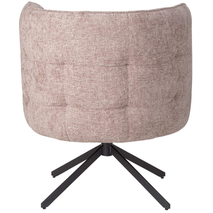 Odin Roze eetkamerstoel legacy 14 flamingo zwarte poot