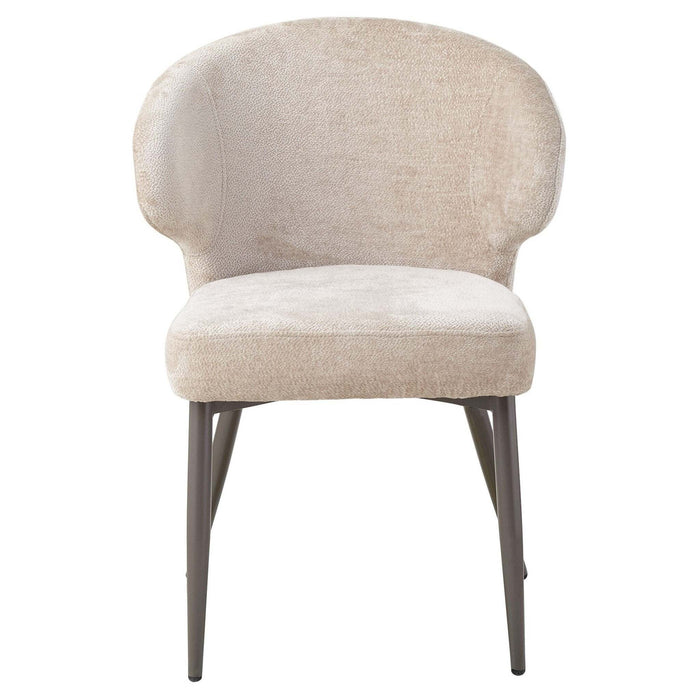 Ares Crème eetkamerstoel aphrodite 3 beige kleipoot