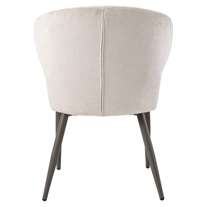 Ares Crème eetkamerstoel aphrodite 3 beige kleipoot
