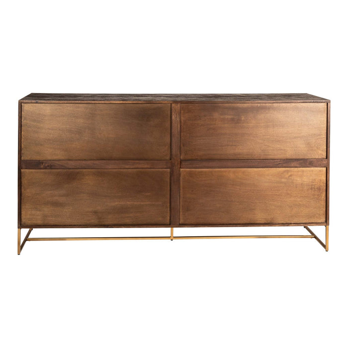 Onyx dressoir 4 drs Brown/Gold