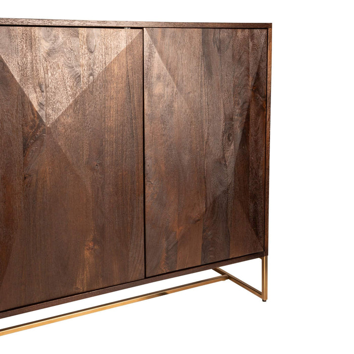 Onyx dressoir 4 drs Brown/Gold