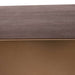 Warren Salontafel bruin hout goud metaal