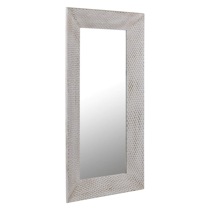 Chinasa Wit rect mdf spiegel goudafwerking laag