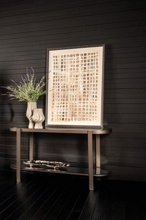 Yozan console tafel spiegel metalen poten