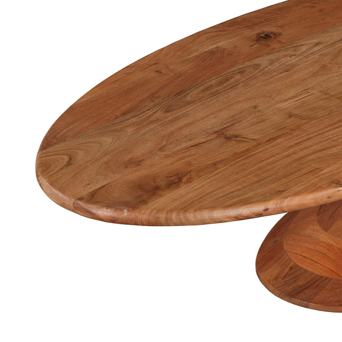 Nemo salontafel naturel acaciahout ovaal