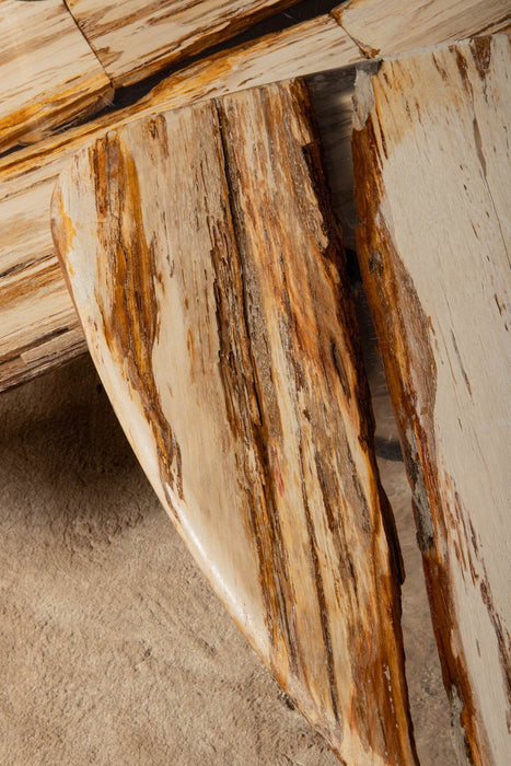 Deeba salontafel versteend hout 95cm