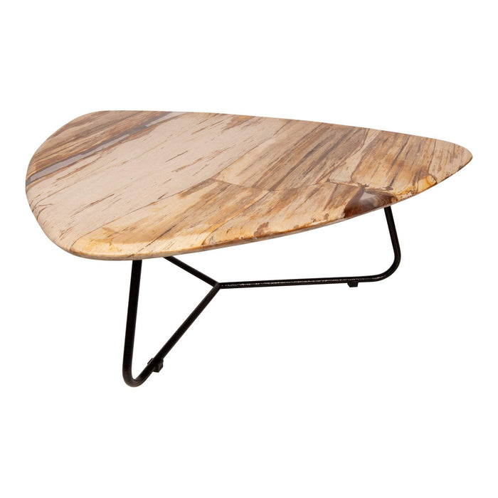 Deeba salontafel versteend hout 95cm