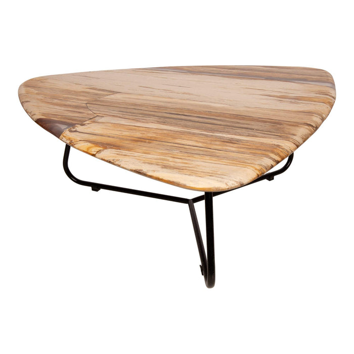 Deeba salontafel versteend hout 95cm