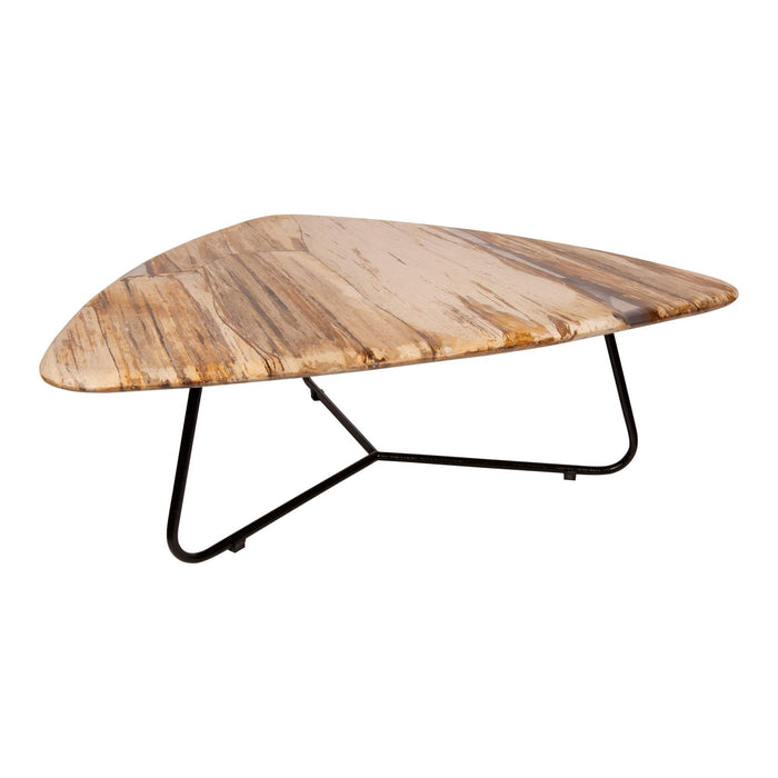 Deeba salontafel versteend hout 95cm