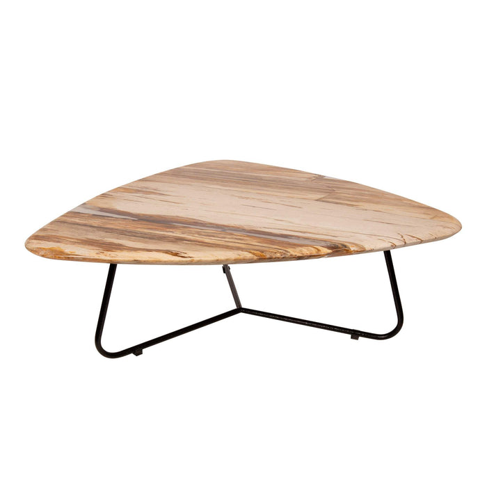 Deeba salontafel versteend hout 95cm