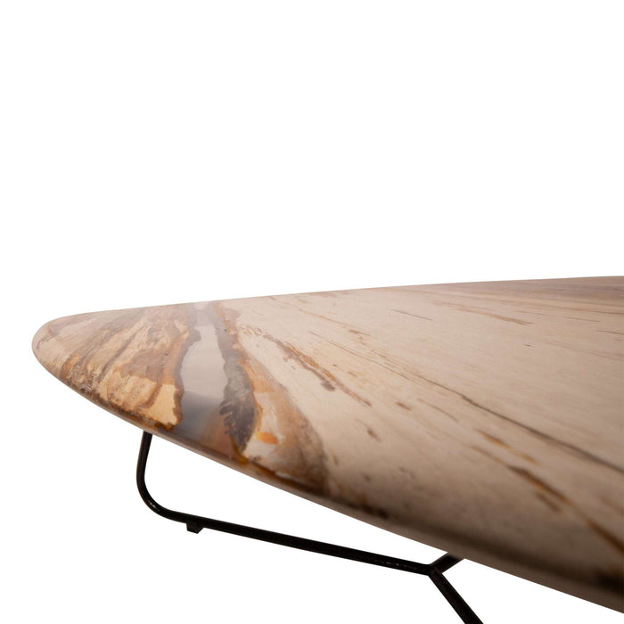Deeba salontafel versteend hout 95cm