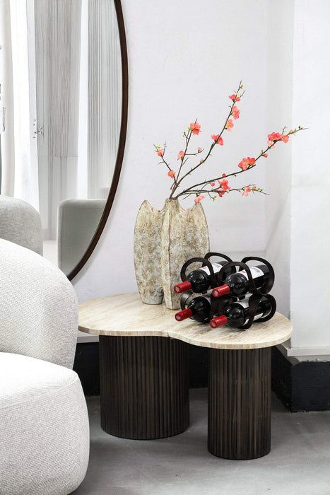 Caitlan Crème Marmeren salontafel