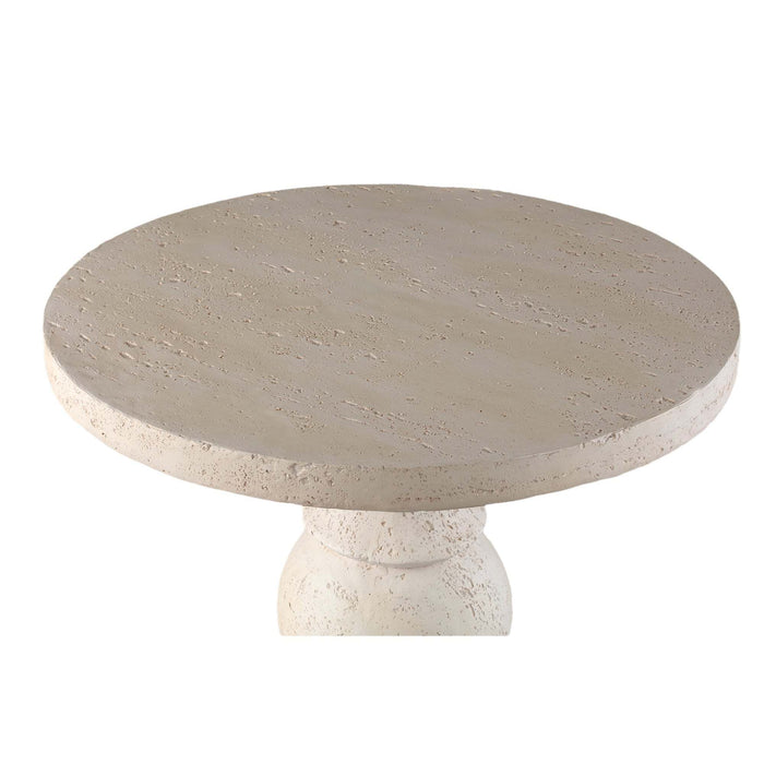 Muza Cream MgO ronde klassieke bijzettafel