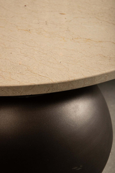 Skippy salontafel beige marmer