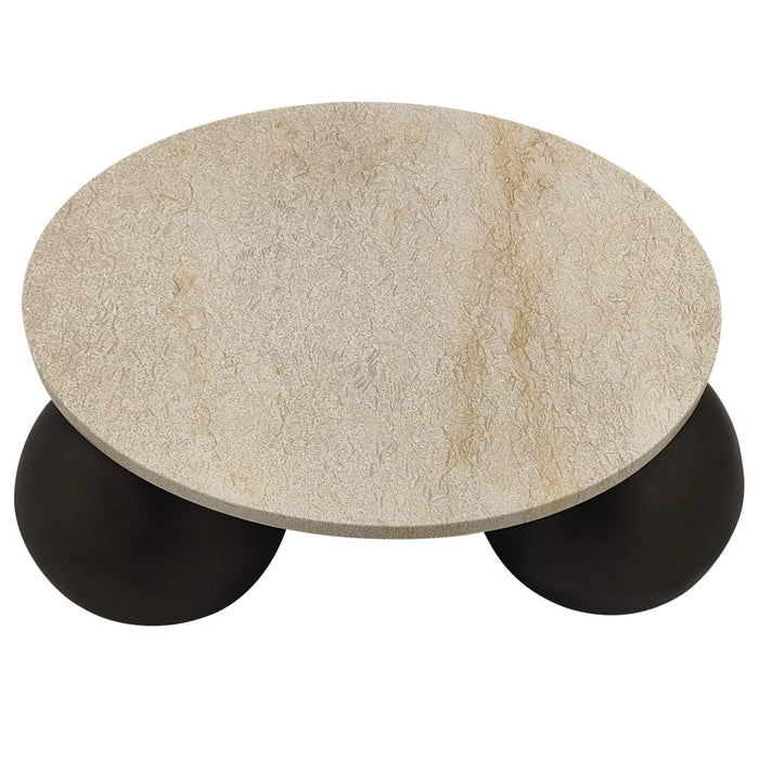 Skippy salontafel beige marmer