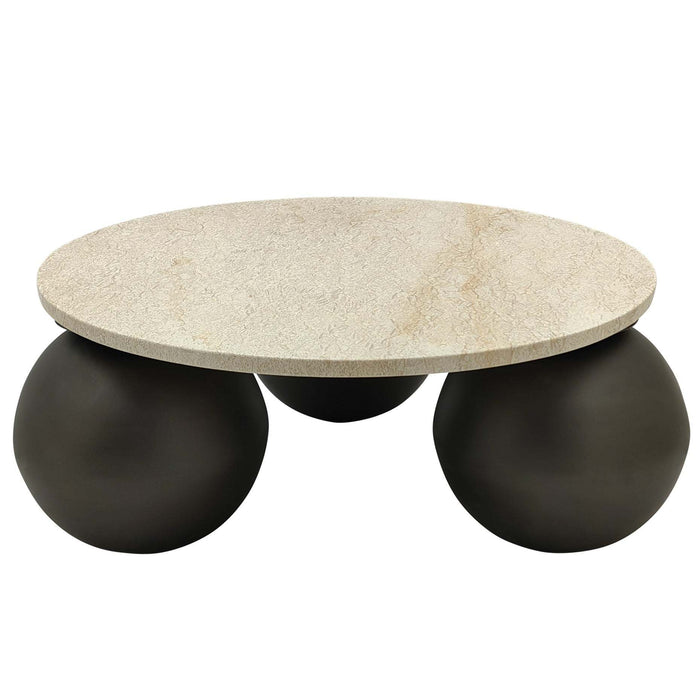 Skippy salontafel beige marmer