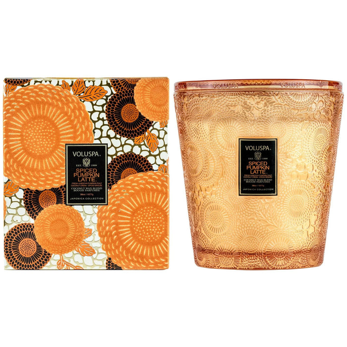 Voluspa Geurkaars Spiced Pumpkin Latte 3 lonten