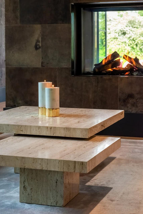 Salontafel La Cantera vierkant set van 2