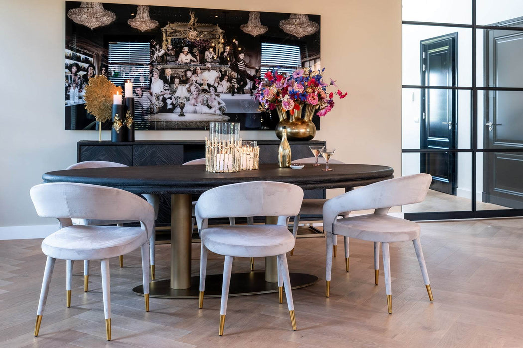 Eettafel Macaron ovaal 235