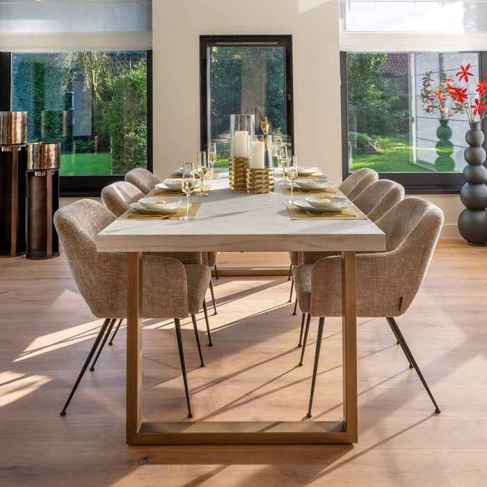 Eettafel Whitebone 235cm