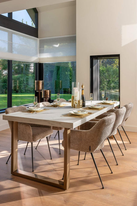 Eettafel Whitebone 235cm