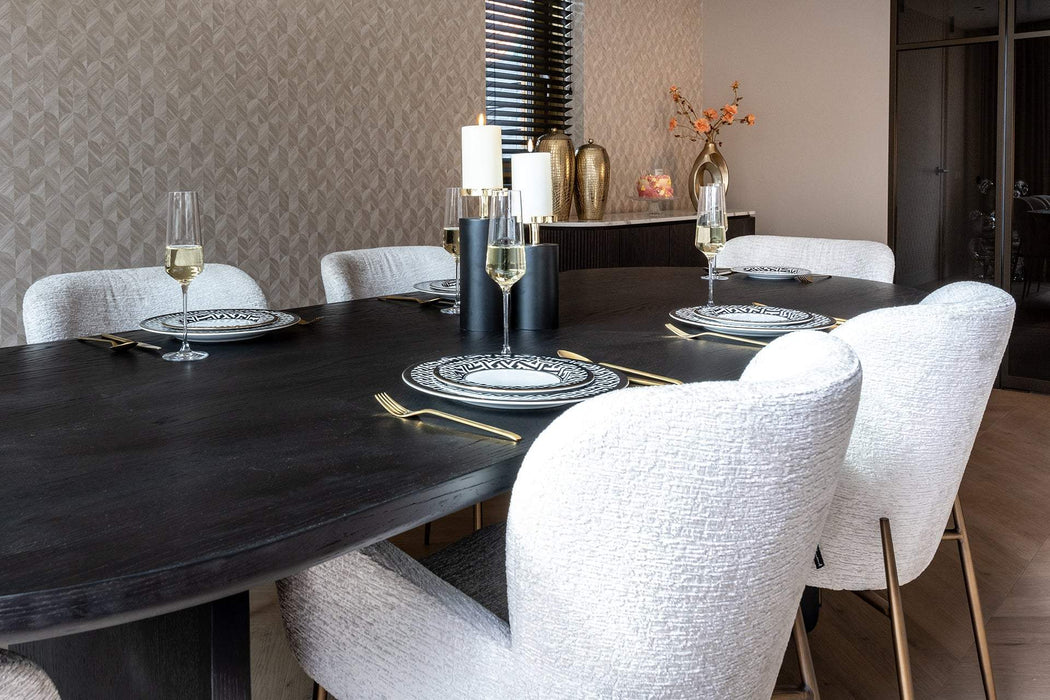 Eettafel Fairmont black 270cm