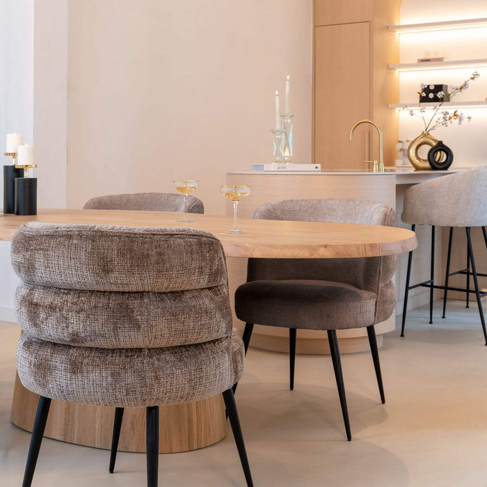 Eettafel Riva 230cm Organisch Naturel