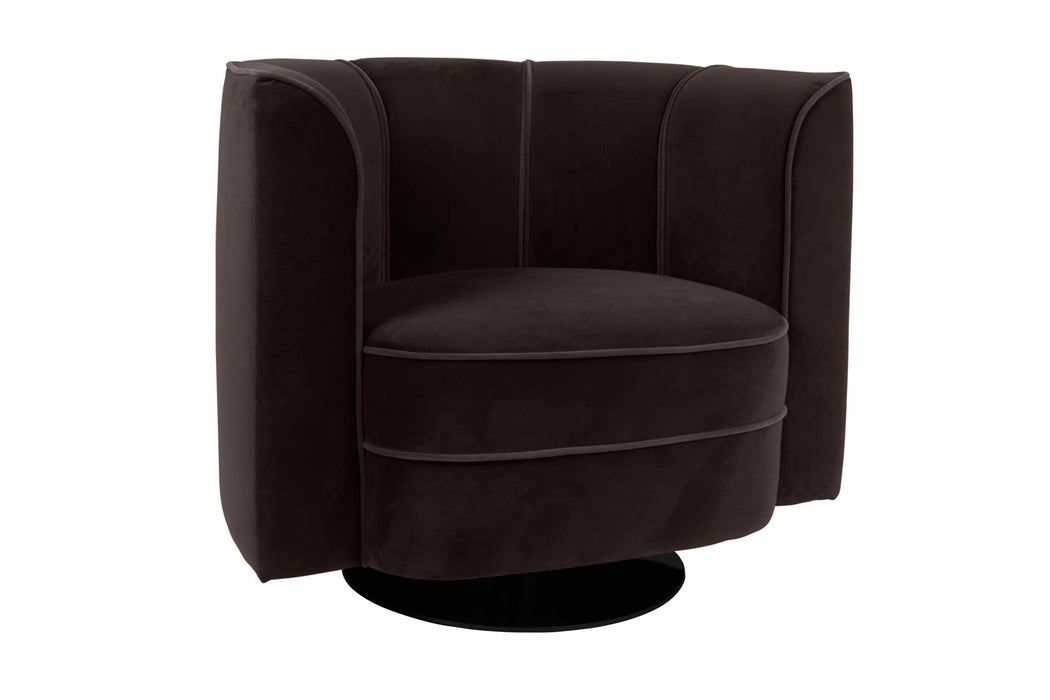 Flower Loungestoel Zwart