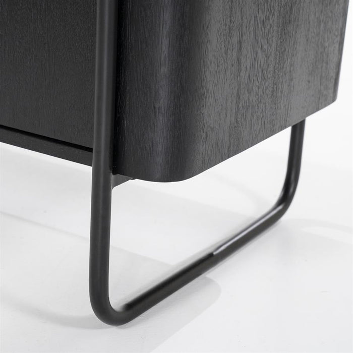 Wandkast James 2drs. - zwart