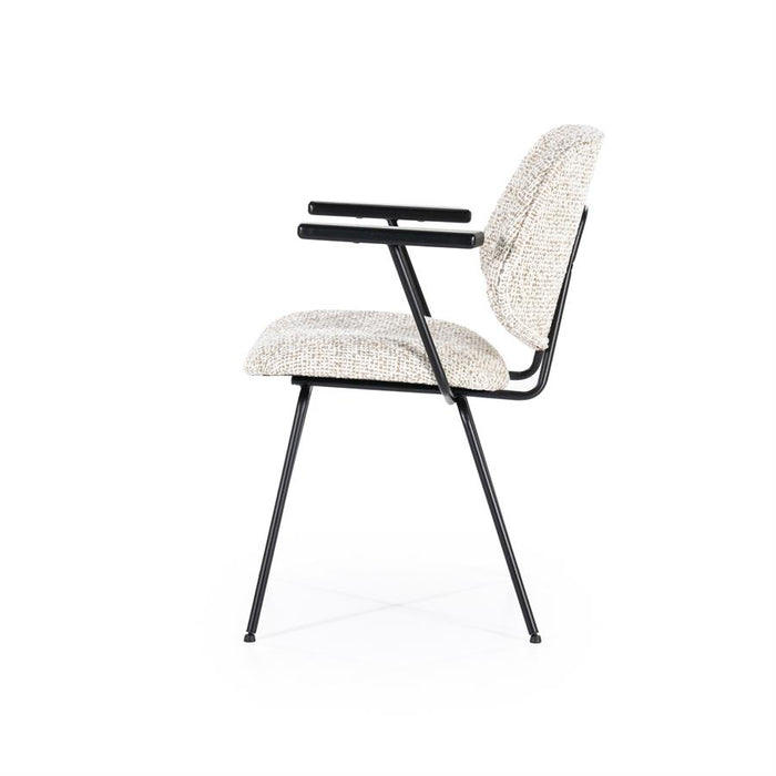 Stoel Jon met arml - beige Maywood