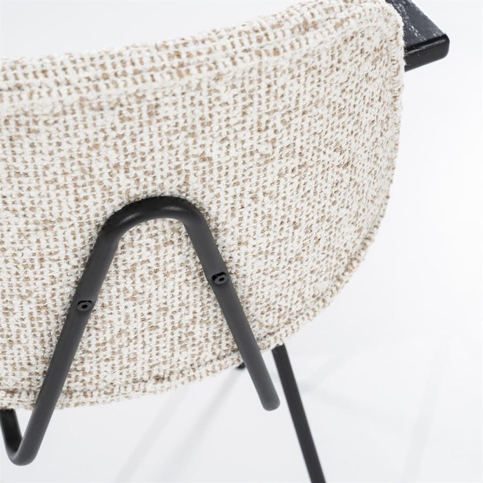 Stoel Jon met arml - beige Maywood