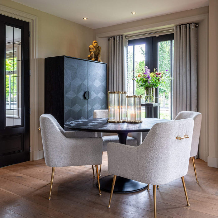 Eettafel Blax 140Ø rond Zwart