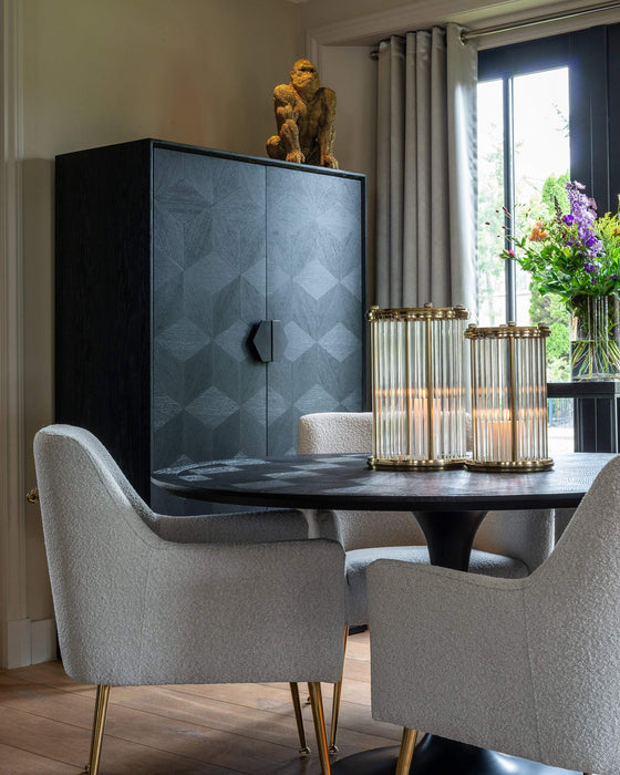 Eettafel Blax 140Ø rond Zwart