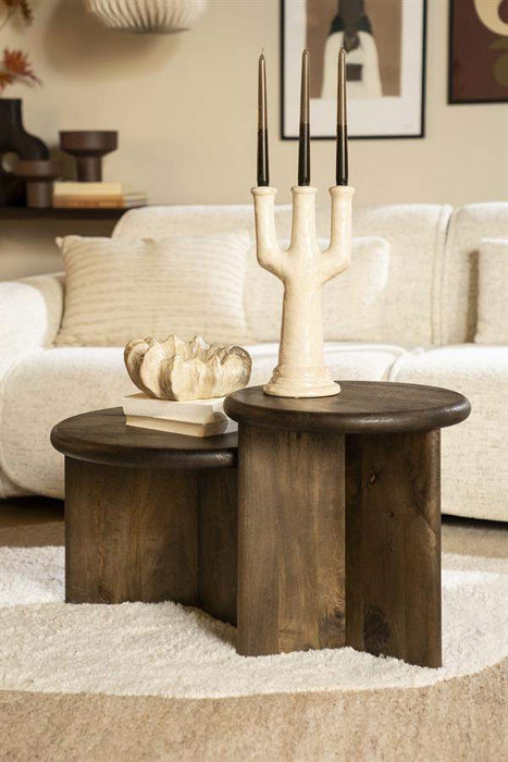 Salontafel Leoti medium - bruin