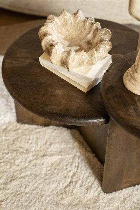 Salontafel Leoti medium - bruin