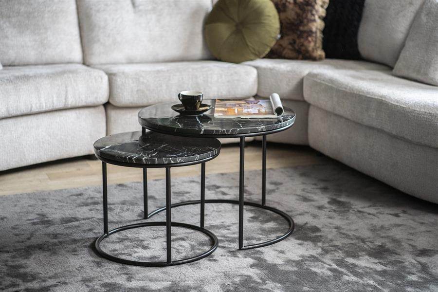 Salontafel Romeo Marmer (set van 2)